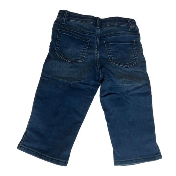 Girls Cat & Jack Adjustable Waist Dark Wash Skinny Blue Jeans Girls Size S 6/6X - Picture 5 of 12